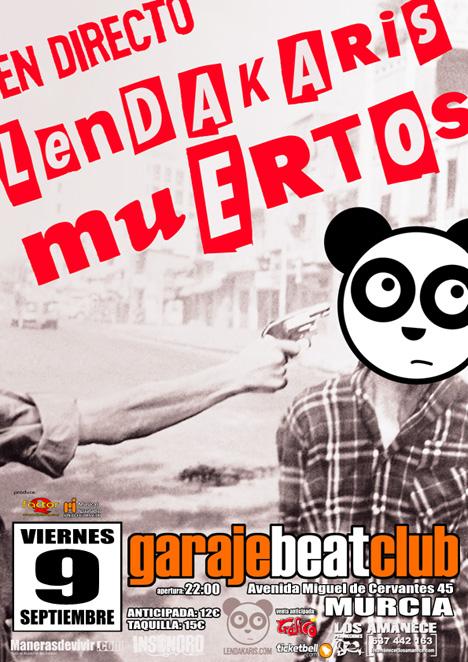 LENDAKARIS MUERTOS + LIÁNDOLA PANDA DJS + DJ HUEKAX